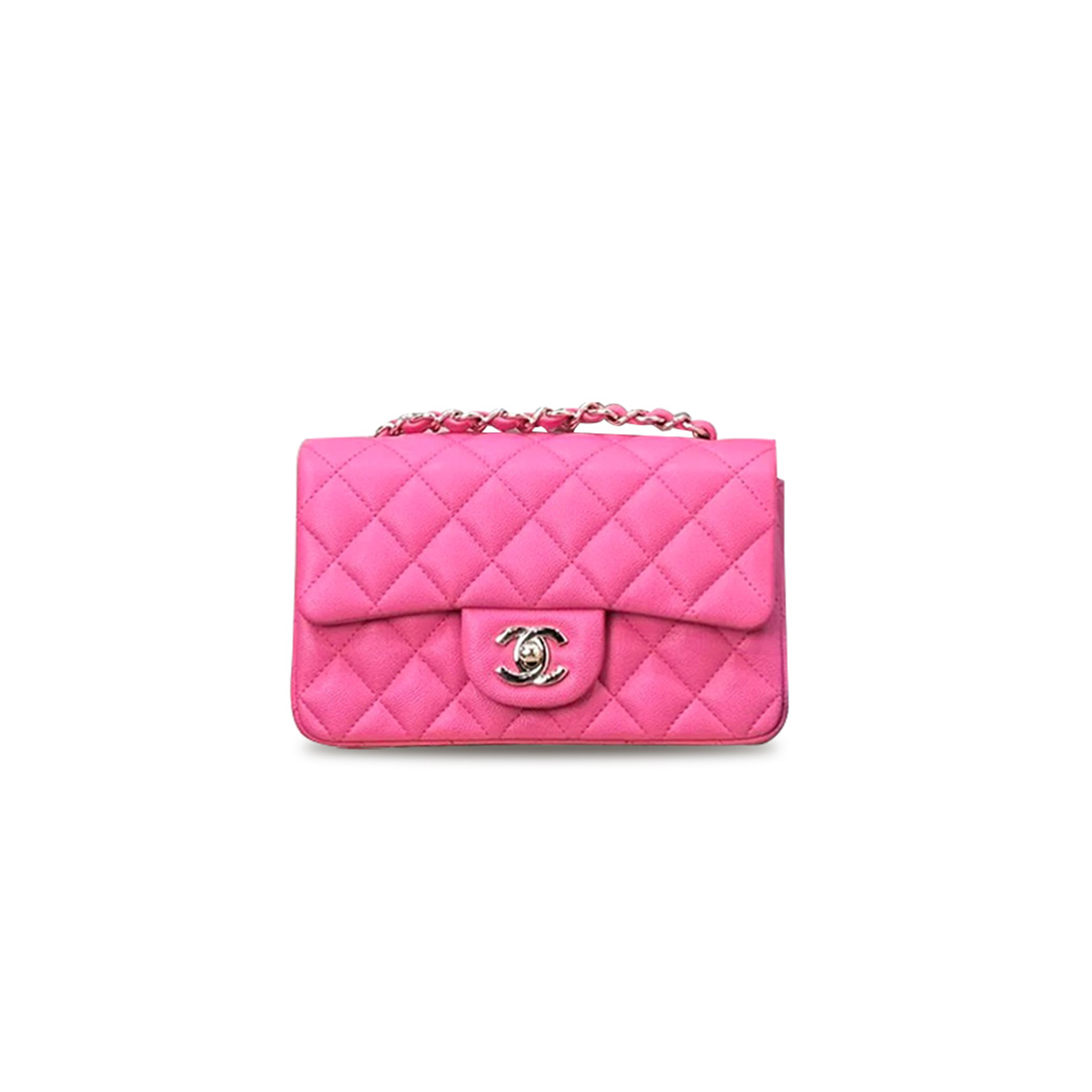 CHANEL MASTER CF CAVIAR QUILTED LARGE MINI CHAIN BAG (20*12*6cm) 